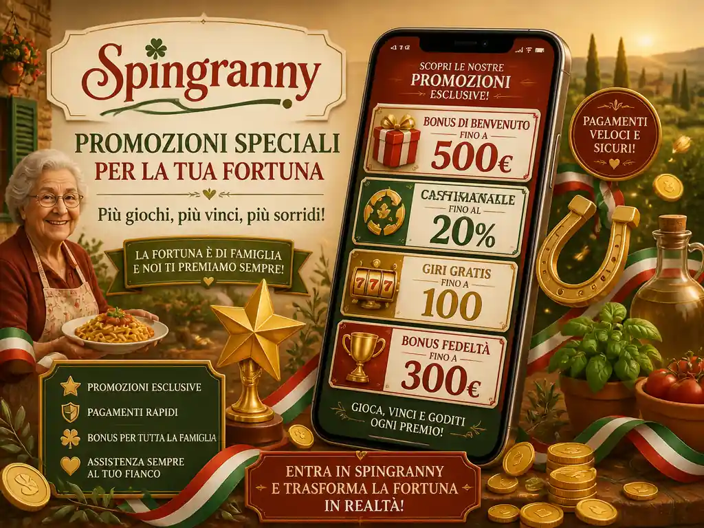 Spingranny bonus 375% tres depósitos 35x requisito